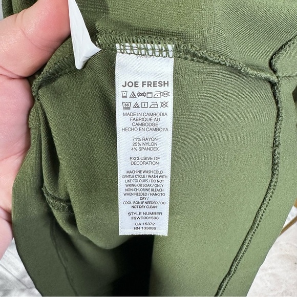 Chic Olive Green Knit Dress - Picture 6 of 6